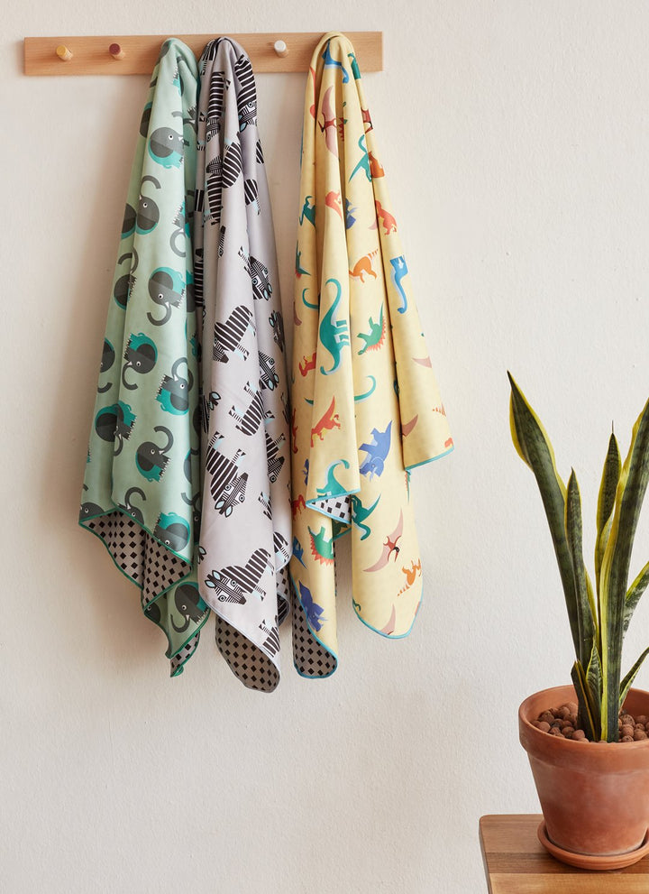 Elephants Microfiber Towel
