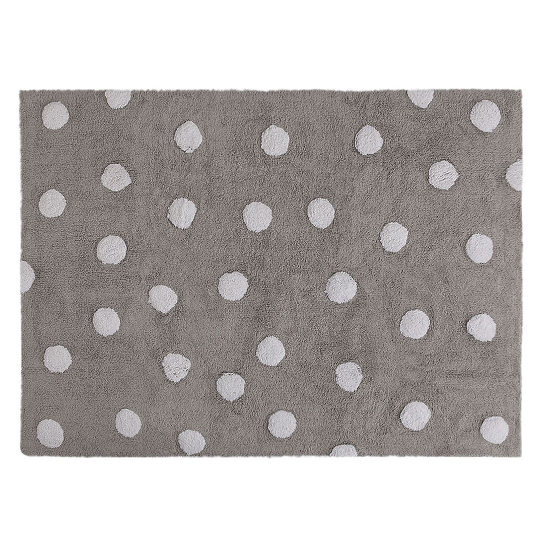 Polka Dots Rug in Grey & White design by Lorena Canals