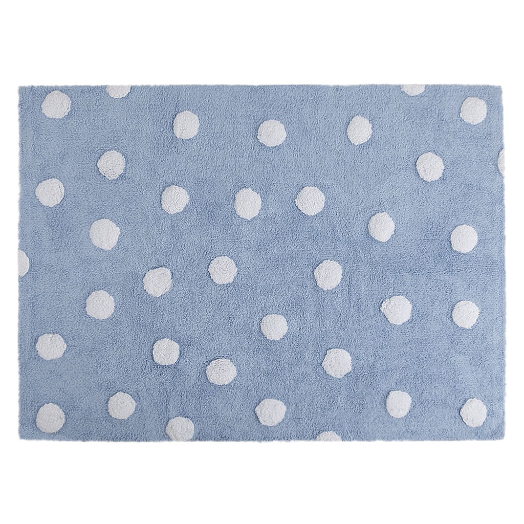 Polka Dots Rug in Blue & White design by Lorena Canals