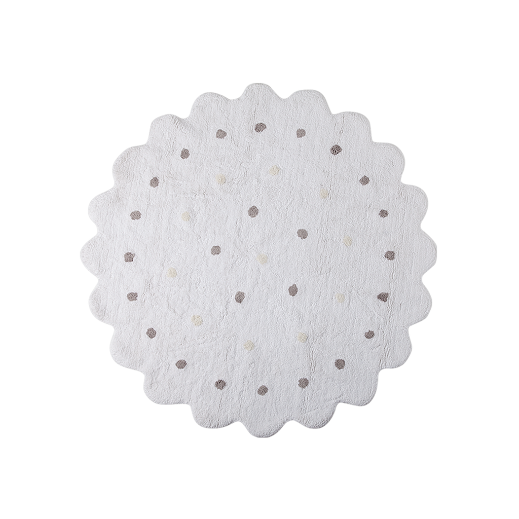 Little Biscuit Rug in White design by Lorena Canals