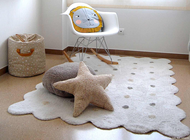 Biscuit Rug in White design by Lorena Canals