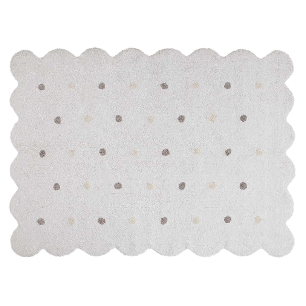 Biscuit Rug in White design by Lorena Canals