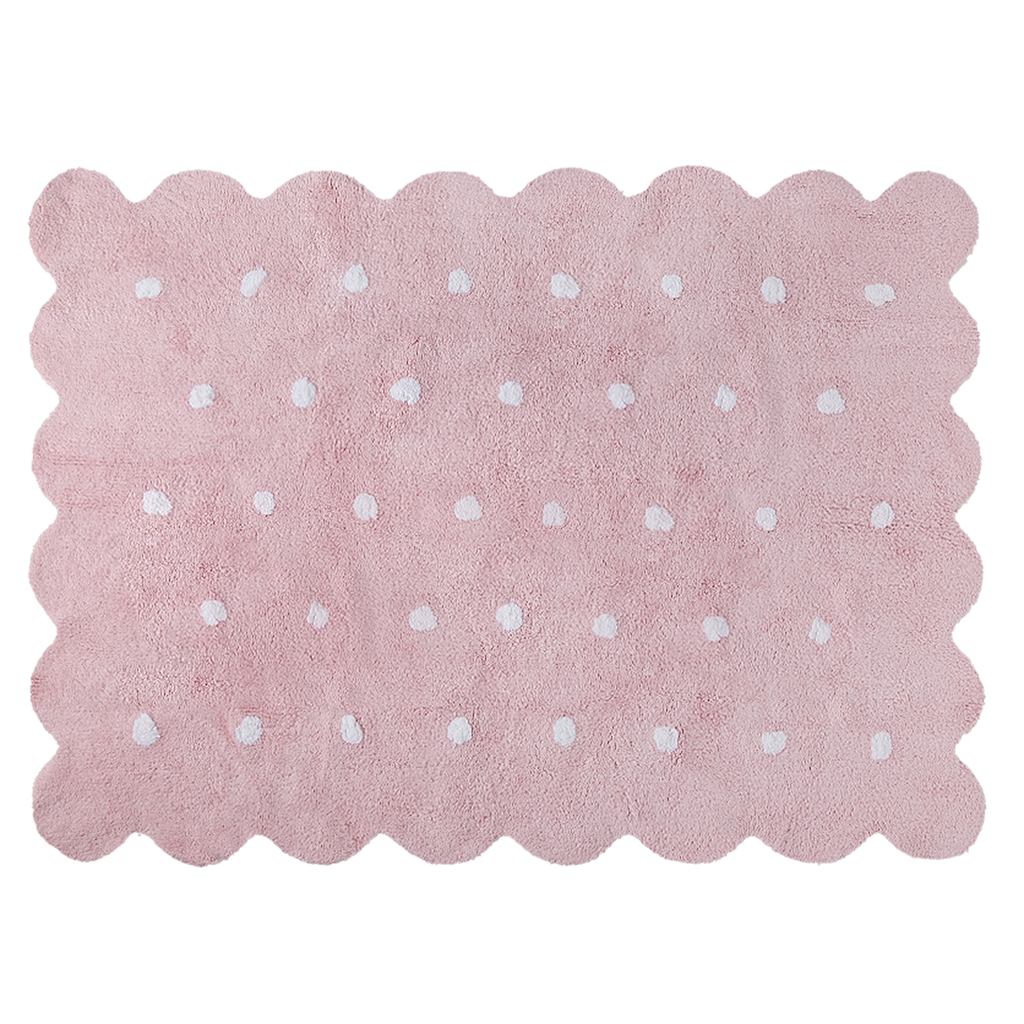 Washable Rug in Biscuit Pink