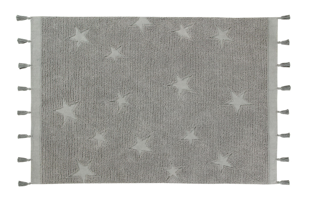 Hippy Stars Rug in Grey design by Lorena Canals