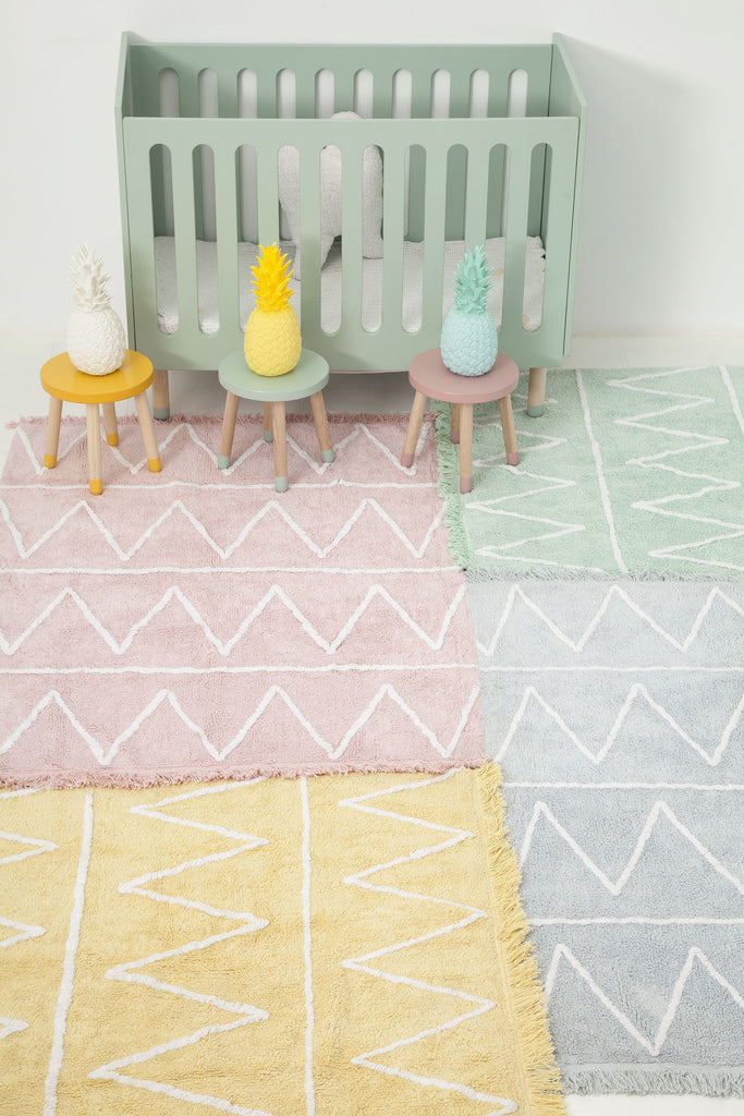 Hippy Rug in Soft Pink design by Lorena Canals
