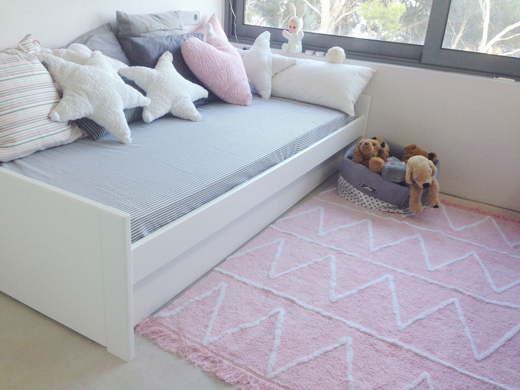Hippy Rug in Soft Pink design by Lorena Canals