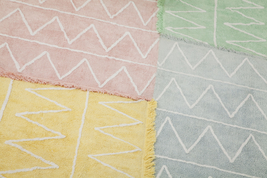 Hippy Rug in Yellow design by Lorena Canals