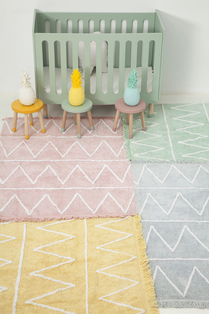 Hippy Rug in Yellow design by Lorena Canals