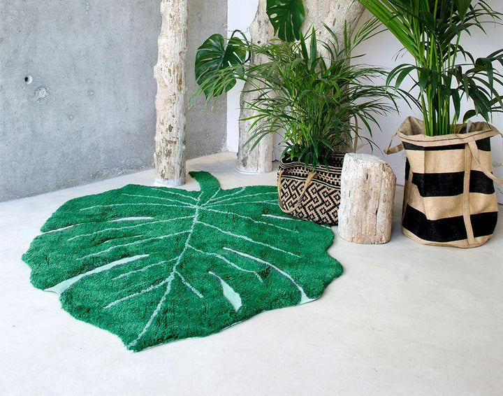 Monstera Leaf Rug design by Lorena Canals