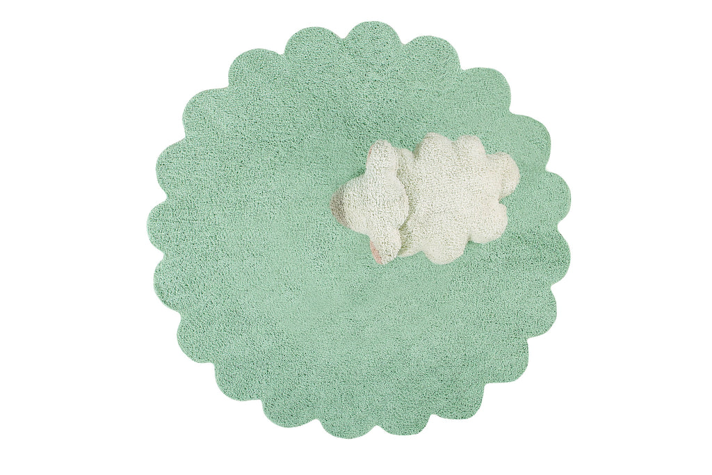 Puffy Sheep Washable Rug design by Lorena Canals
