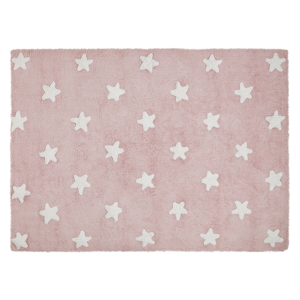 Stars Rug in Pink & White design by Lorena Canals
