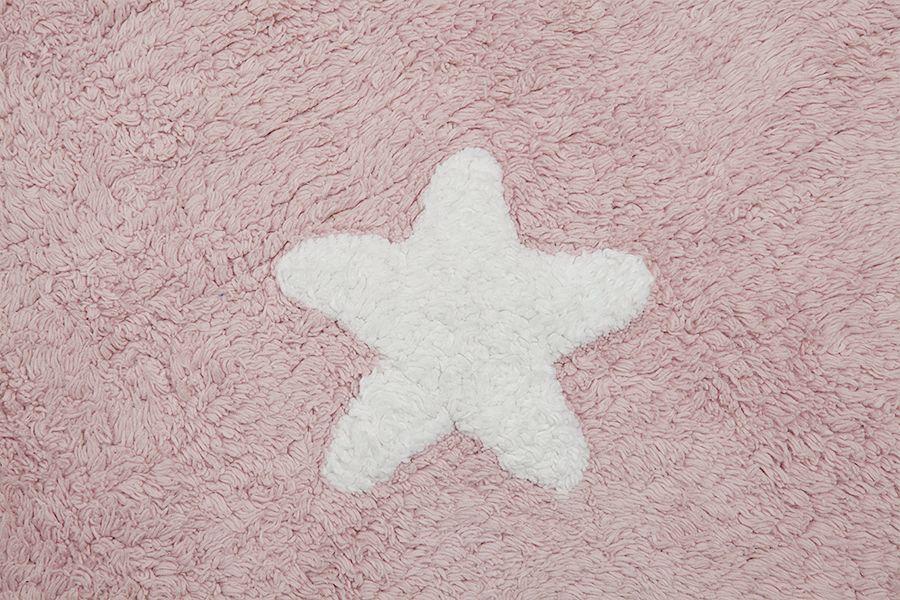 Stars Rug in Pink & White design by Lorena Canals