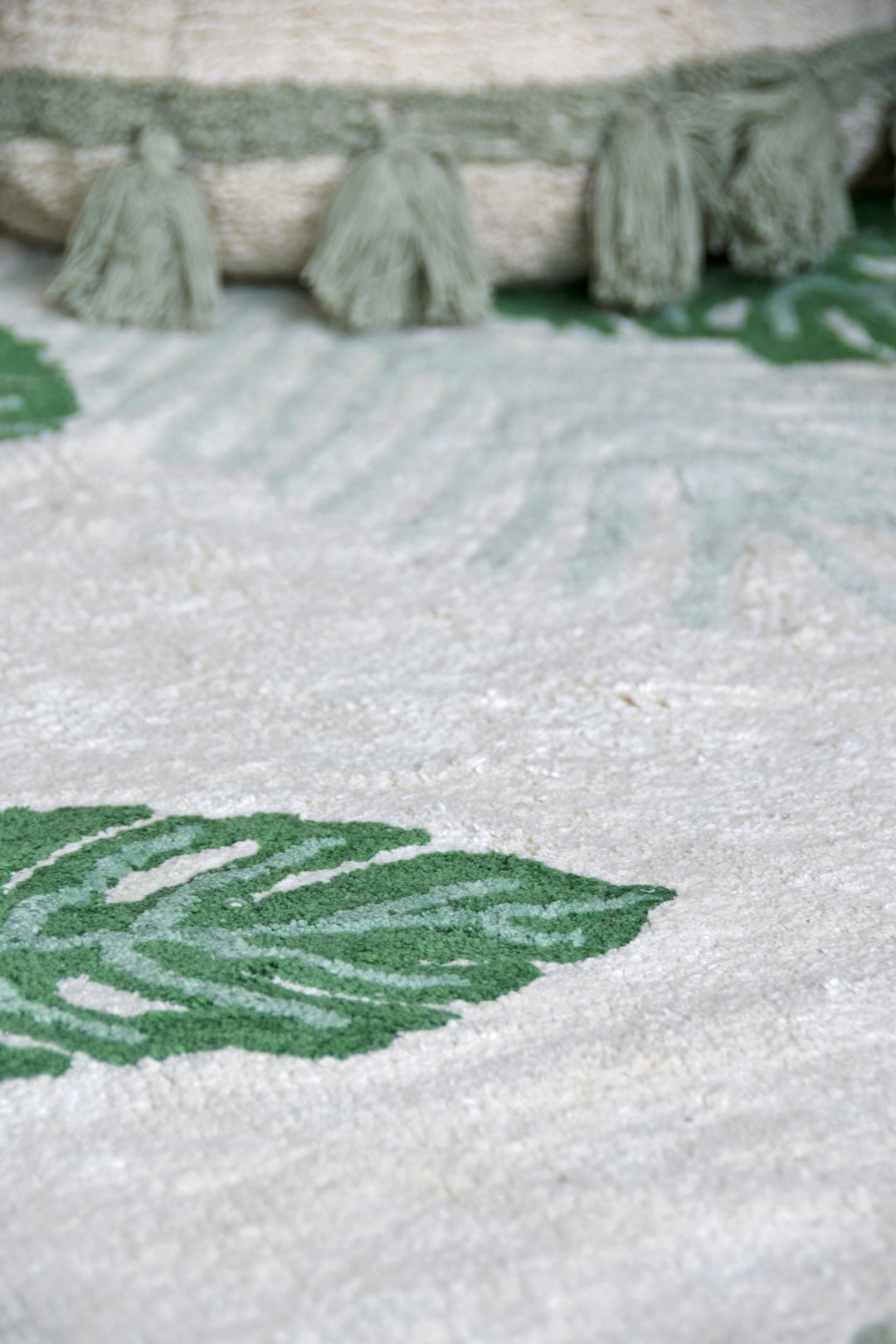 Tropical Green Rug design by Lorena Canals