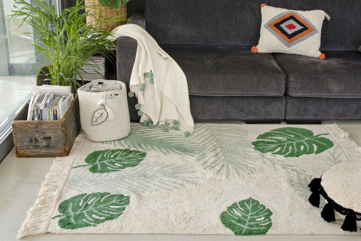 Tropical Green Rug design by Lorena Canals