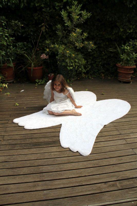 Wings Silhouette Rug design by Lorena Canals