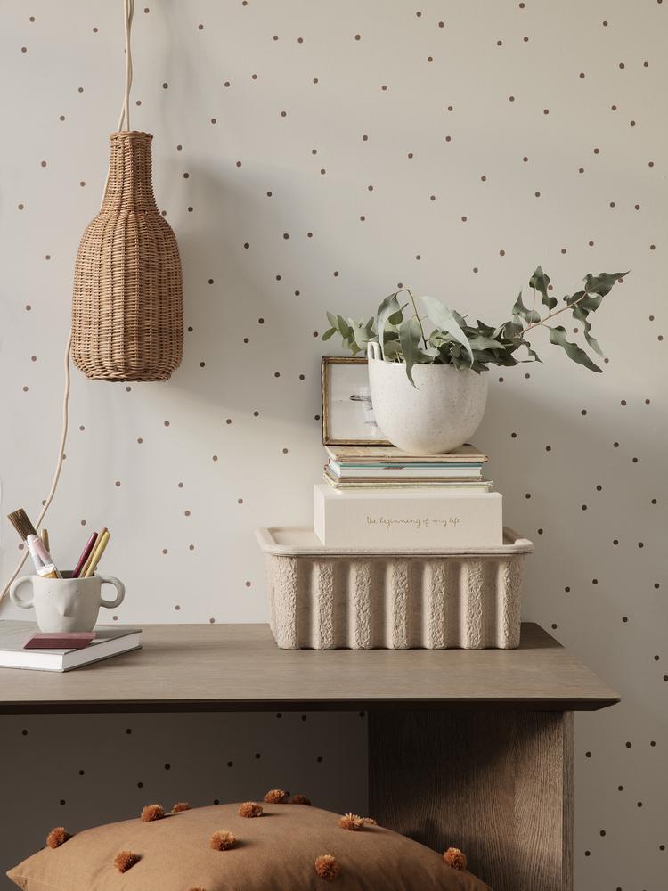Dot Wallpaper in Off-White by Ferm Living