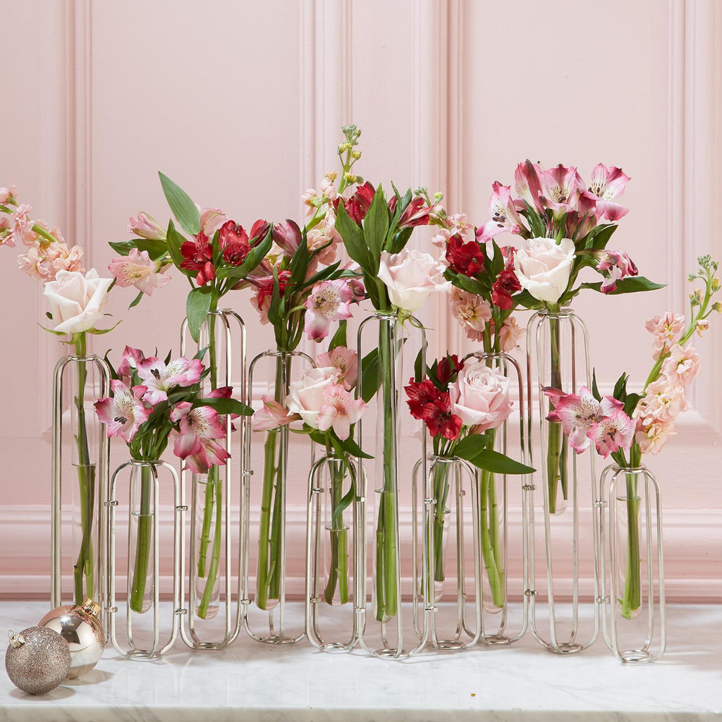 Lavoisier Set of 10 Hinged Flower Vases