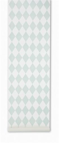 Harlequin Wallpaper in Mint by Ferm Living