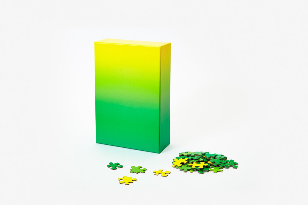 Gradient Puzzle in Yellow & Green design by Areaware