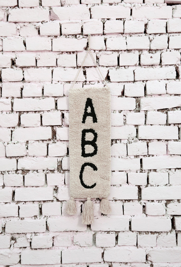 Wall Hanging ABC design by Lorena Canals