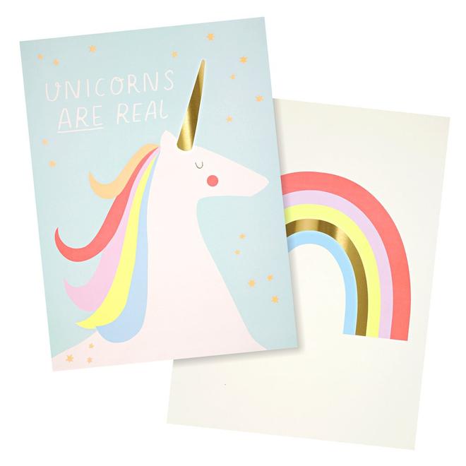 Rainbows & Unicorns Art Prints