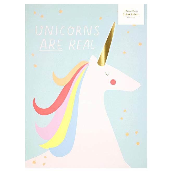 Rainbows & Unicorns Art Prints