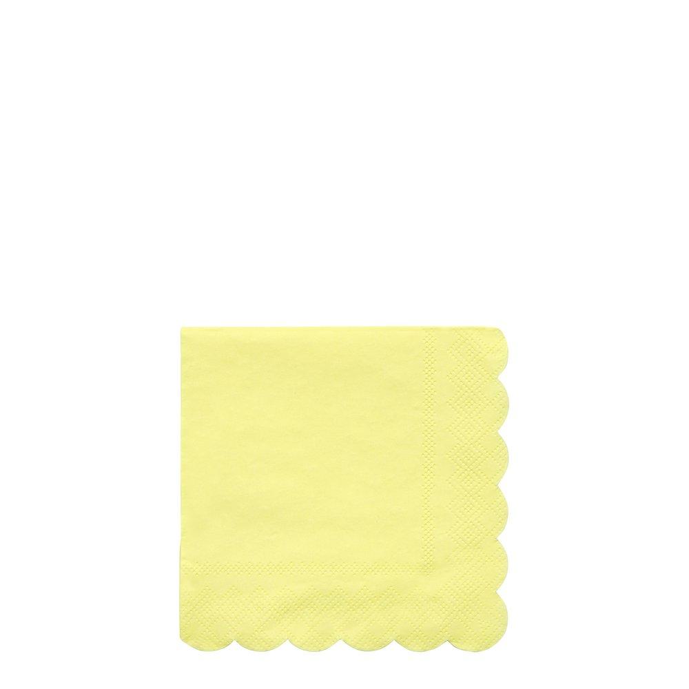 Pale Yellow Small Napkins