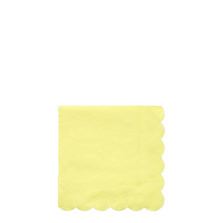 Pale Yellow Small Napkins