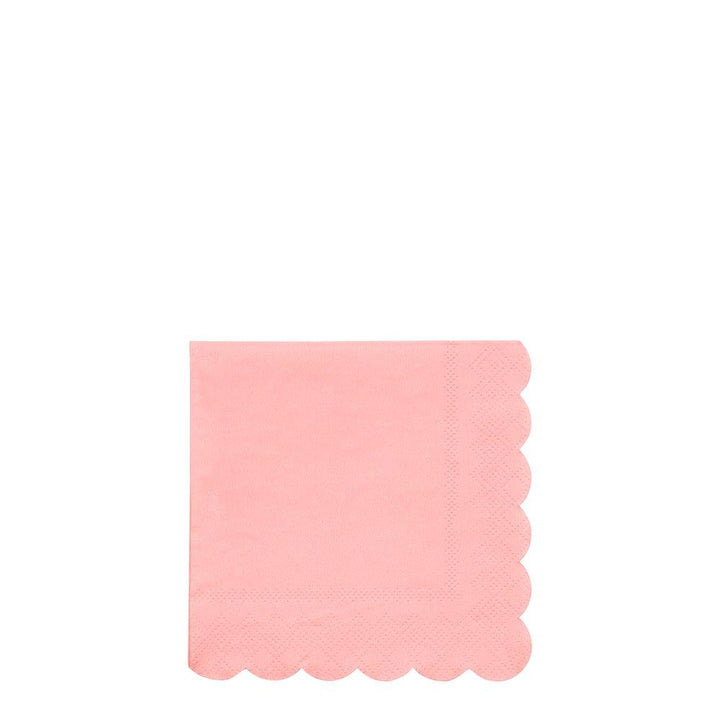 Neon Coral Small Napkins