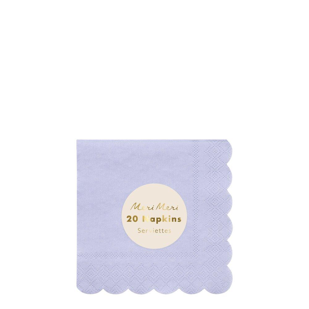 Pale Blue Small Napkins
