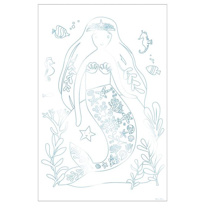 Mermaid Colouring Posters