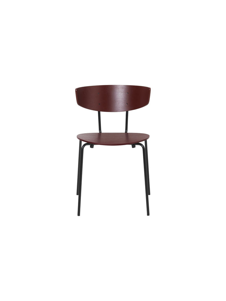 Herman Chair in Red Brown Veneer by Ferm Living