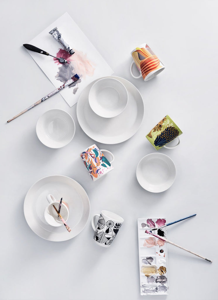 Teema 16 Piece Starter Set in White design by Kaj Franck for Iittala