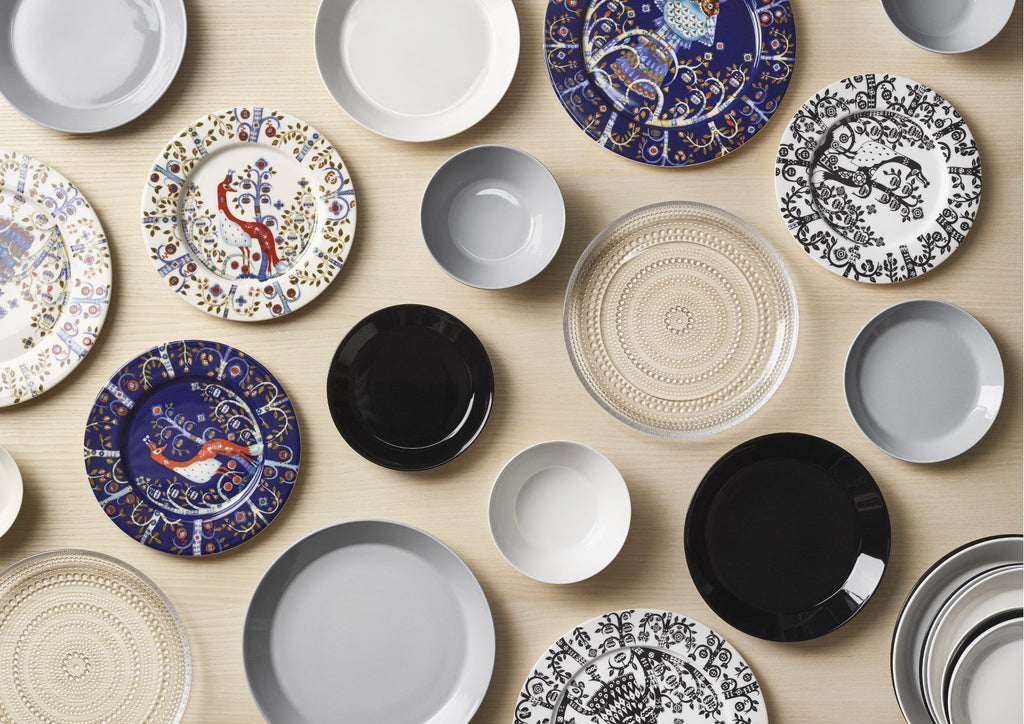 Kastehelmi Plate in Various Sizes & Colors design by Oiva Toikka for Iittala