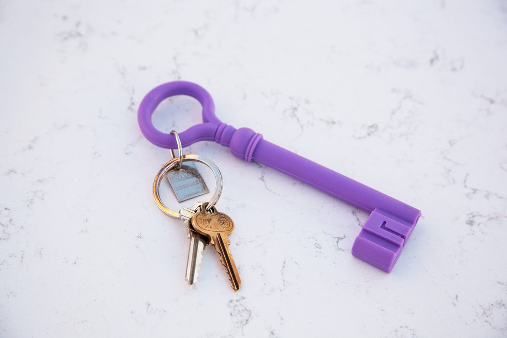 Lavender Reality Key Keychain design by Areaware