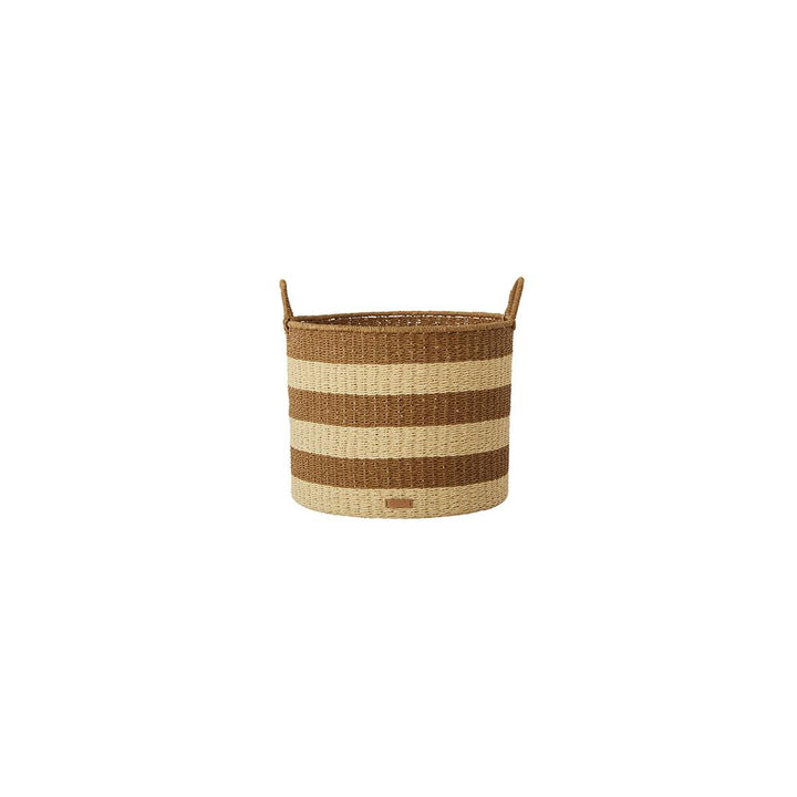 Gomi Cylinder Storage Baskets - 3 PCS/SET- Caramel