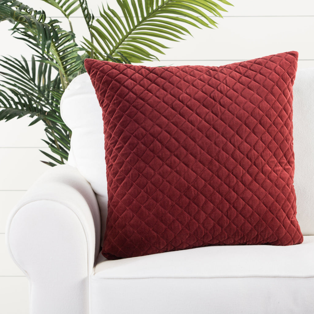 Posh Pillow in Red Ochre design by Jaipur Living