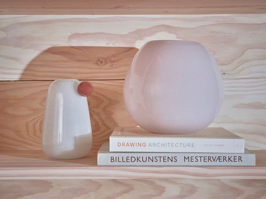 Medium Lasi Vase in Rose