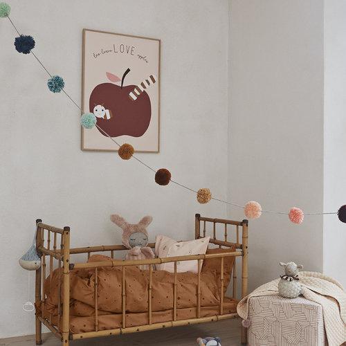 Love Apples Poster in Powder