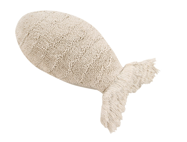 Baby Fish Cushion in Natural design by Lorena Canals