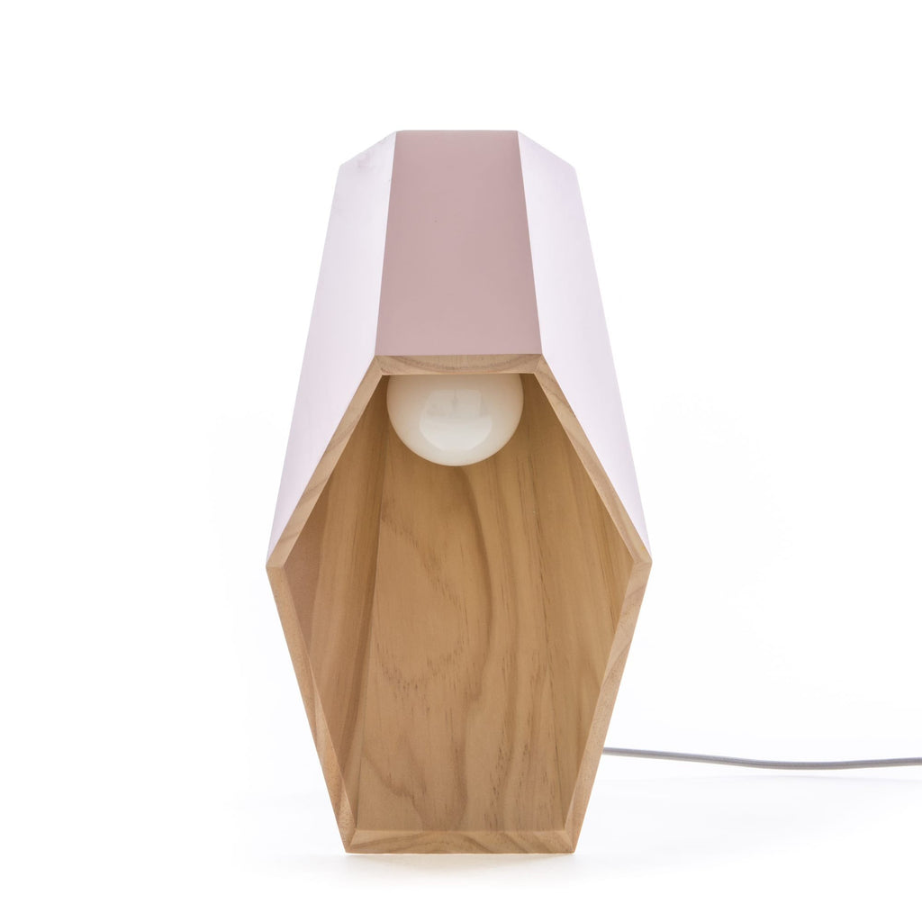 Woodspot Table Lamp in Pink design by Seletti