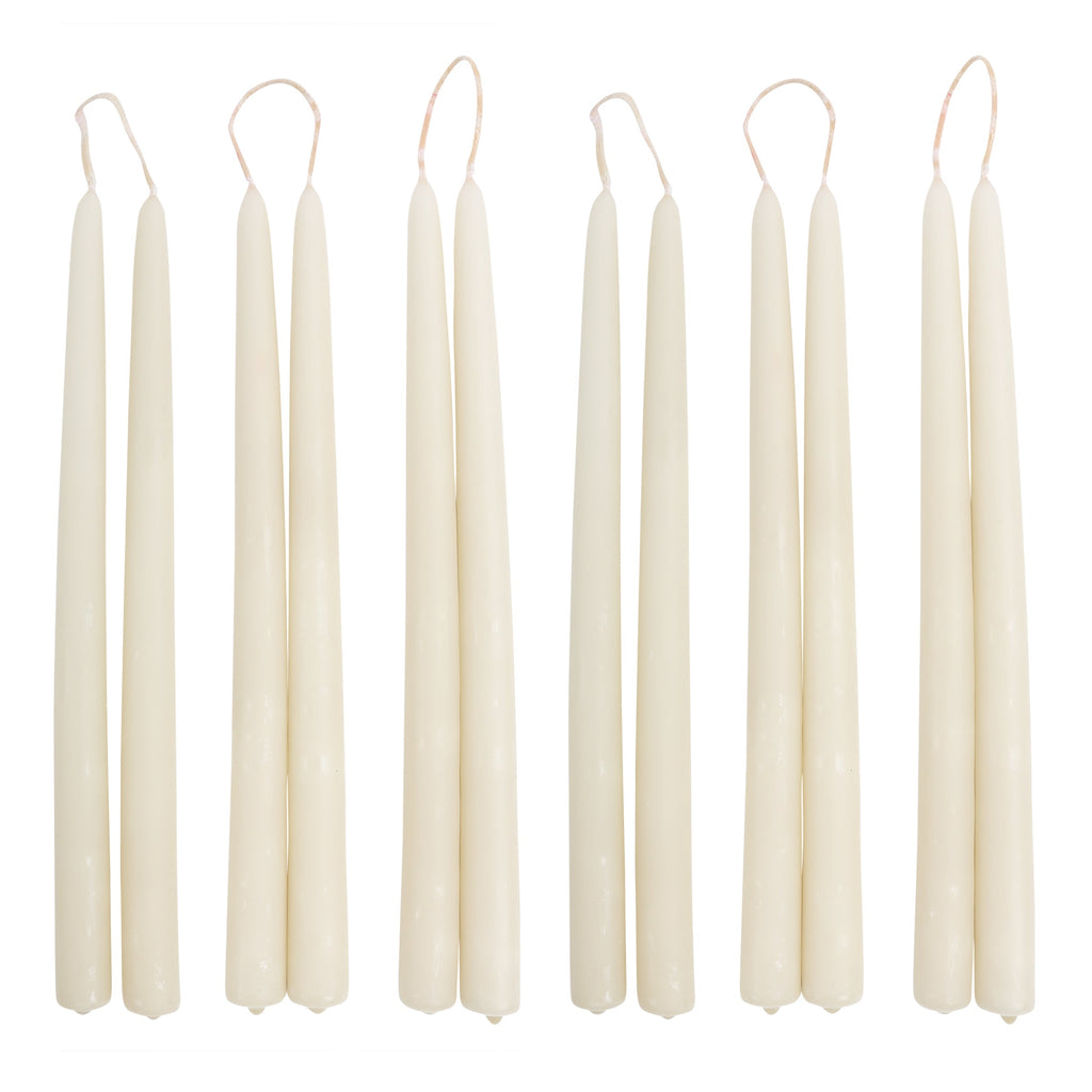 Taper Candles in Parchment