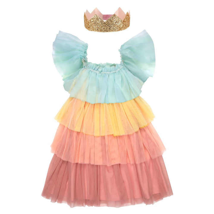 Rainbow Ruffle Princess Costume 3-4 Years