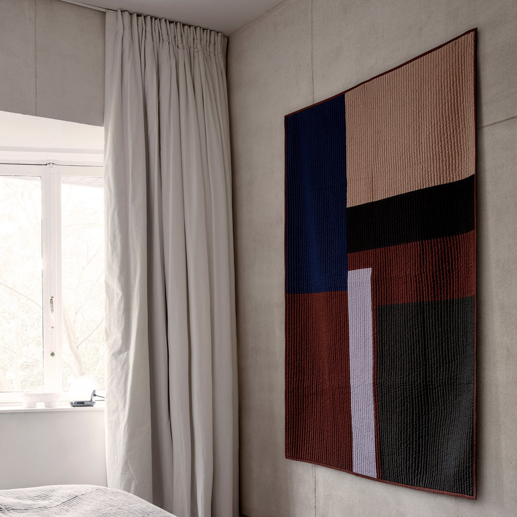 Shay Patchwork Quilt Blanket by Ferm Living