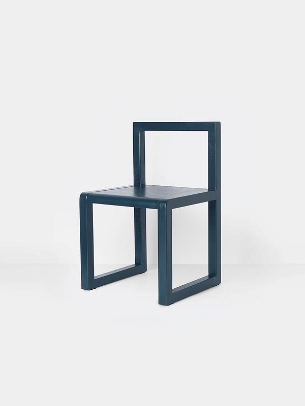Little Architect Chair in Dark Blue by Ferm Living