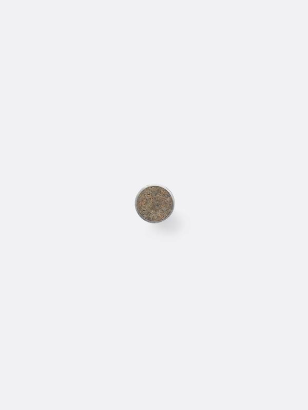 Small Steel Hook in Brown Marble by Ferm Living