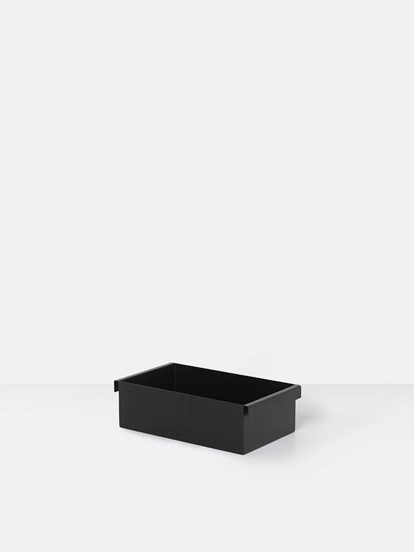 Plant Box Container in Black by Ferm Living