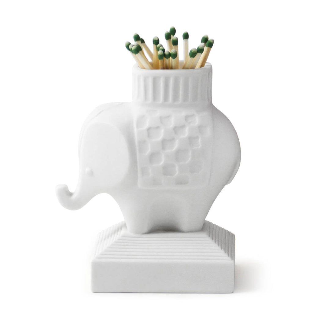 Elephant Porcelain Match Strike