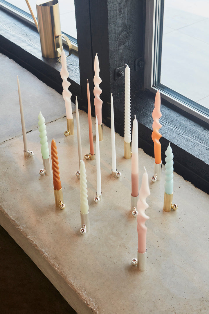 High Palloa Candleholder in Silver