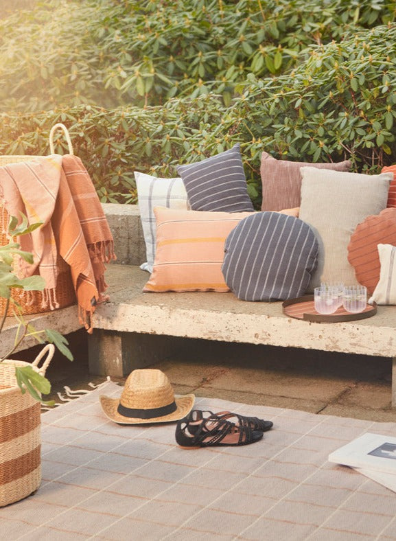 Square Kyoto Cushion in Off-White